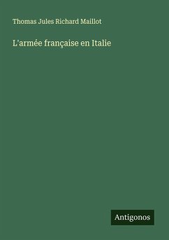 Cover L'armée française en Italie