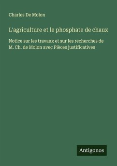 Cover L'agriculture et le phosphate de chaux