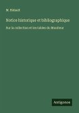 Notice historique et bibliographique Notice historique et bibliographique