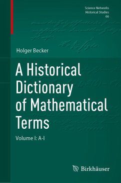 Cover A Historical Dictionary of Mathematical Terms