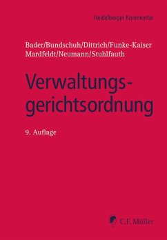 Cover Verwaltungsgerichtsordnung