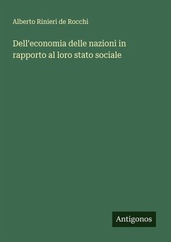 Cover Dell'economia delle nazioni in rapporto al loro stato sociale