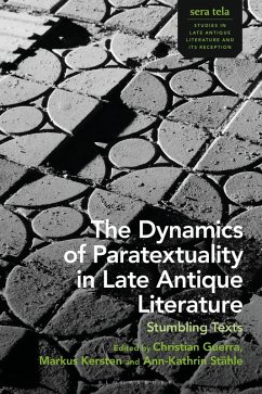 Cover The Dynamics of Paratextuality in Late Antique Literature