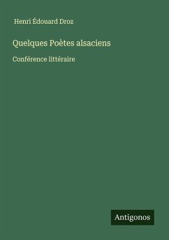 Quelques Poètes alsaciens Cover Quelques Poètes alsaciens