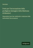 Feste per l'incoronazione della prodigiosa immagine della Madonna di Mondovì