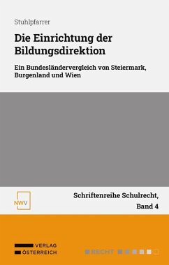 Cover Die Einrichtung der Bildungsdirektion