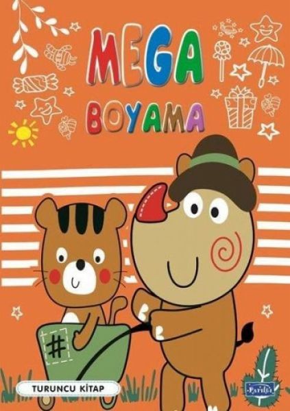 Mega Boyama - Turuncu Kitap Mega Boyama - Turuncu Kitap