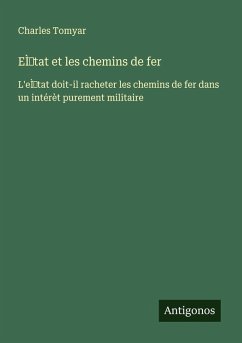 Cover EÌtat et les chemins de fer