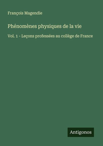 Phénomènes physiques de la vie