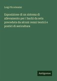 Esposizione di un sistema di allevamento per i bachi da seta preceduta da alcuni cenni teorici e pratici di sericultura Esposizione di un sistema di allevamento per i bachi da seta preceduta da alcuni cenni teorici e pratici di sericultura