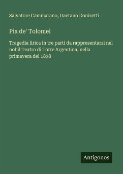 Cover Pia de' Tolomei