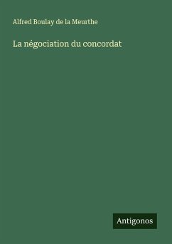 Cover La négociation du concordat
