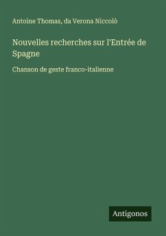 Cover Nouvelles recherches sur l'Entrée de Spagne