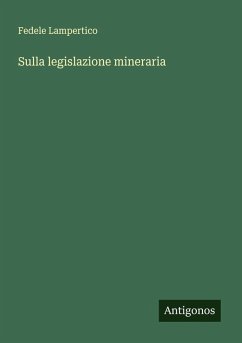 Cover Sulla legislazione mineraria