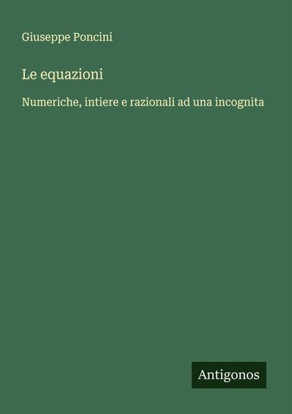 Le equazioni