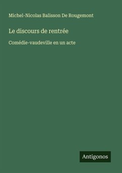 Cover Le discours de rentrée