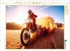 CALVENDO Puzzle Fahrerin im Gegenlicht in der Wüste, der Sand fliegt aufgewühlt hoch   1000 Teile Lege-Größe 64x48cm Fot CALVENDO Puzzle Fahrerin im Gegenlicht in der Wüste, der Sand fliegt aufgewühlt hoch   1000 Teile Lege-Größe 64x48cm Fot