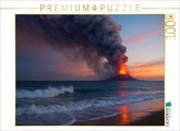 CALVENDO Puzzle Inselvulkan im Meer 1000 Teile Lege-Größe 64x48cm Foto-Puzzle für glückliche Stunden CALVENDO Puzzle Inselvulkan im Meer 1000 Teile Lege-Größe 64x48cm Foto-Puzzle für glückliche Stunden