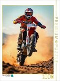 CALVENDO Puzzle Wheelie Power - Motocross pur   1000 Teile Lege-Größe 64x48cm Foto-Puzzle für glückliche Stunden