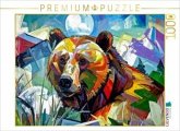 CALVENDO Puzzle Braunbär   1000 Teile Lege-Größe 64x48cm Foto-Puzzle für glückliche Stunden