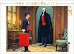 CALVENDO Puzzle Dracula - Erste Begegnung in Transsilvanien   1000 Teile Lege-Größe 64x48cm Foto-Puzzle für glückliche S