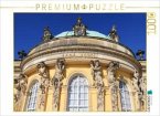 CALVENDO Puzzle Schloss Sanssouci in Potsdam   1000 Teile Lege-Größe 64x48cm Foto-Puzzle für glückliche Stunden