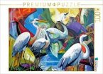 CALVENDO Puzzle Reiherkolonie   1000 Teile Lege-Größe 64x48cm Foto-Puzzle für glückliche Stunden