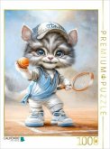 CALVENDO Puzzle Tennis - mein Leben   1000 Teile Lege-Größe 64x48cm Foto-Puzzle für glückliche Stunden