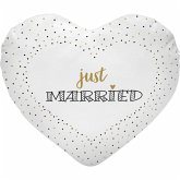 Plüschkissen Herz Just married Plüschkissen Herz Just married