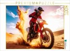 CALVENDO Puzzle Ein Motiv aus dem Kalender Wüstenabenteuer - Spektakuläre Moto-Rallys   1000 Teile Lege-Größe 64x48cm Fo