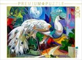 CALVENDO Puzzle Pfau   1000 Teile Lege-Größe 64x48cm Foto-Puzzle für glückliche Stunden