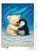 CALVENDO Puzzle Flauschfreunde im Winterzauber   1000 Teile Lege-Größe 64x48cm Foto-Puzzle für glückliche Stunden