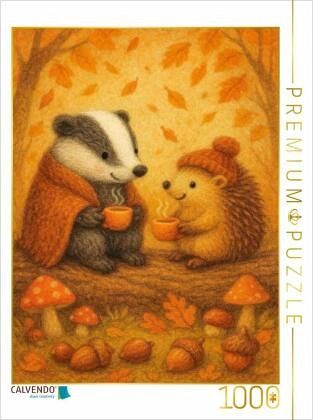 CALVENDO Puzzle Teestunde im Wald 1000 Teile Lege-Größe 64x48cm Foto-Puzzle für glückliche Stunden CALVENDO Puzzle Teestunde im Wald 1000 Teile Lege-Größe 64x48cm Foto-Puzzle für glückliche Stunden