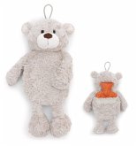 NICI 62330 - Kuschelbär Bär Finni, Plüsch, mit Wärmflasche 350 ml, Plüsch