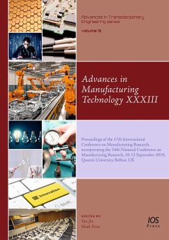 Cover Advances in Manufacturing Technology XXXIII (eBook, PDF)