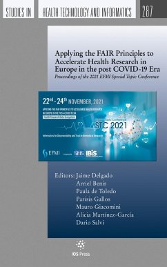 Cover Applying the FAIR Principles to Accelerate Health Research in Europe in the post COVID-19 Era (eBook, PDF)