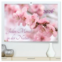 Jeden Monat in der Natur (hochwertiger Premium Wandkalender 2026 DIN A2 quer), Kunstdruck in Hochglanz