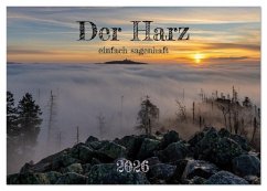 Der Harz - einfach sagenhaft (Tischkalender 2026 DIN A5 quer), CALVENDO Monatskalender