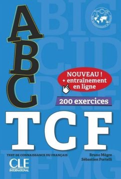 Cover ABC TCF. Test de connaissance du français, 200 exercices. Livre de l'élève avec ressources numériques