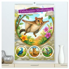 Cover Unbekannte Niedlichkeit (hochwertiger Premium Wandkalender 2026 DIN A2 hoch), Kunstdruck in Hochglanz