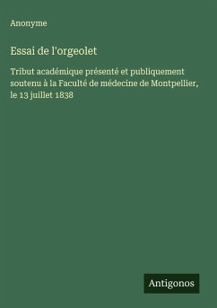 Cover Essai de l'orgeolet