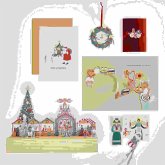 Motivpapierblock Weihnachtsmarkt FSC MIX