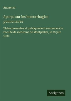 Aperçu sur les hemorrhagies pulmonaires Cover Aperçu sur les hemorrhagies pulmonaires