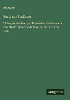 Essai sur l'asthme - Anonyme Essai sur l'asthme - Anonyme