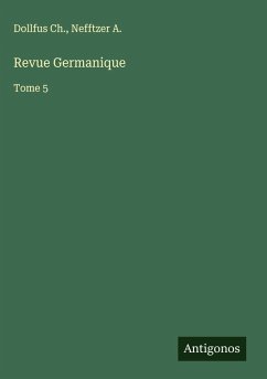 Cover Revue Germanique