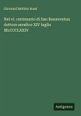 Nel vi. centenario di San Bonaventua dottore serafico XIV luglio MLCCCLXXIV