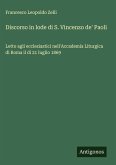 Discorso in lode di S. Vincenzo de' Paoli