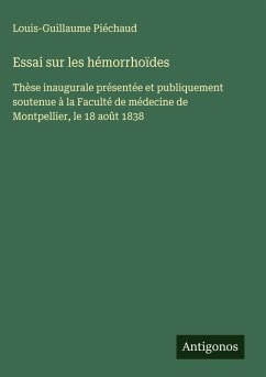 Cover Essai sur les hémorrhoïdes