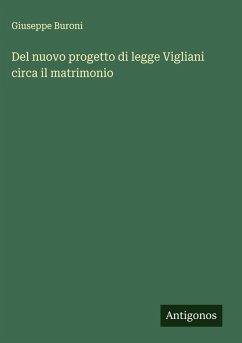 Del nuovo progetto di legge Vigliani circa il matrimonio Cover Del nuovo progetto di legge Vigliani circa il matrimonio