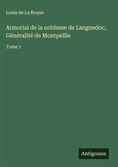 Cover Armorial de la noblesse de Languedoc, Généralité de Montpellie